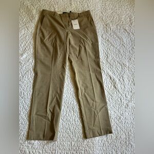 Theory Tailored Trouser Pant in Taupe Grey Wool 10